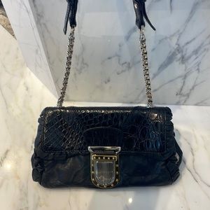 authentic black dolce and gabana evening bag!